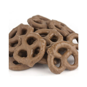 Chocolate Mini Pretzels 5lb Bag Bulk